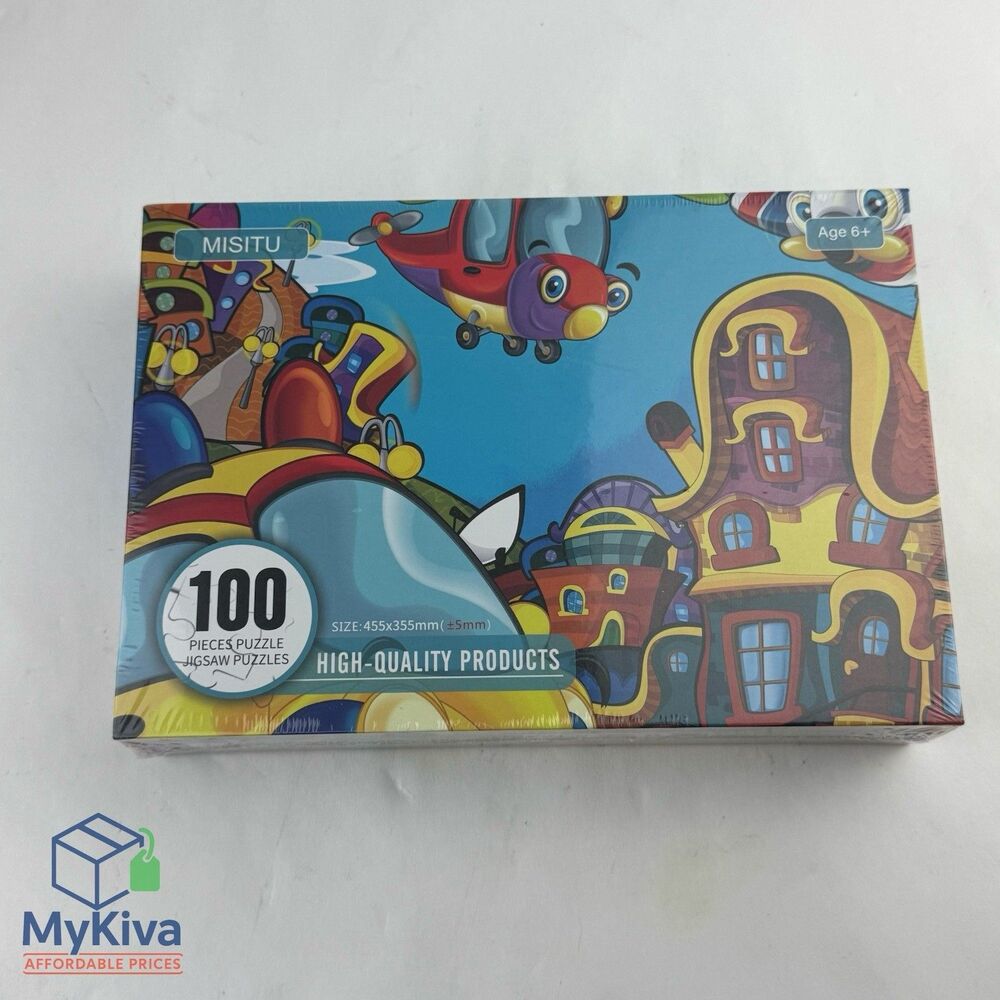 Jigsaw Puzzle 100 Piece Kids Beginner Cartoon Puzzle Age 6
